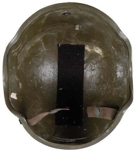 Ital. Helm FschJg, Ballistik, O. INNENTEIL,gebr(EXP.BESCHR.)