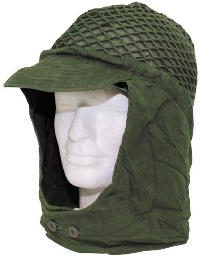 Schwed. Helmnetz, oliv, für Stahlhelm M/31, gebr.