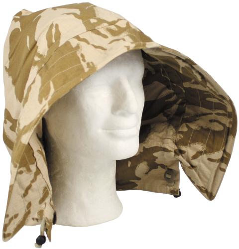 Brit. Kapuze, DPM desert tarn, Ripstop, für Smock, neuw.