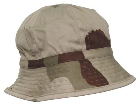 Franz. Combat Buschhut, desert tarn, orig., neuwertig