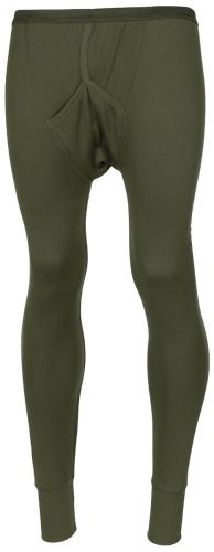 Brit. Thermo-Unterhose, oliv, lang, gebr.