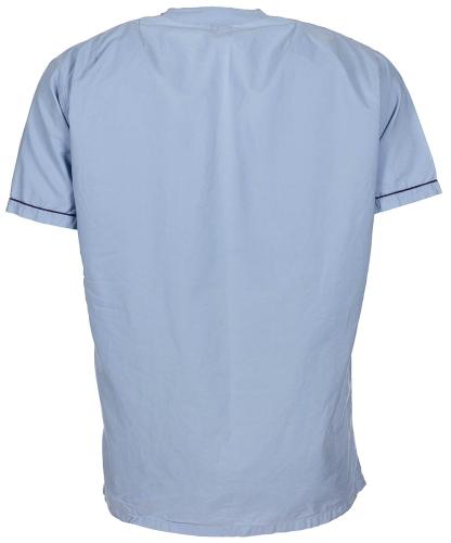 Schwed. Schlafanzugjacke, hellblau, gebr.
