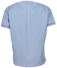 Schwed. Schlafanzugjacke, hellblau, gebr.