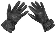 Österr. Lederhandschuhe, gefüttert, schwarz, gebr.