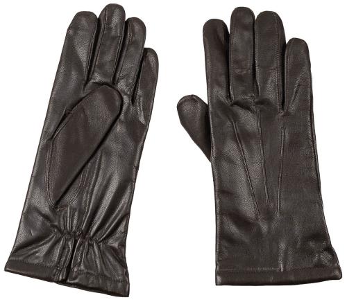 CZ/SK Fingerhandschuhe, braun, Leder, neuw.