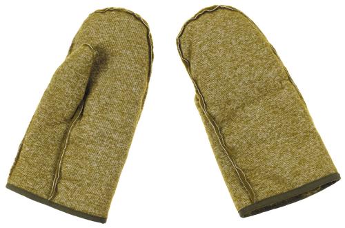 Brit. Fausthandschuhe, "ECW", mit Innenfutter, DPM, gebr.
