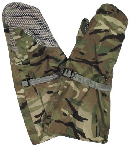 Brit. Fausthandschuhe, ECW, MTP tarn, gebr.