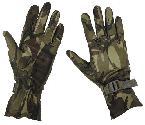 Brit. Lederhandschuhe, gebr. "Warm Weather", MTP tarn