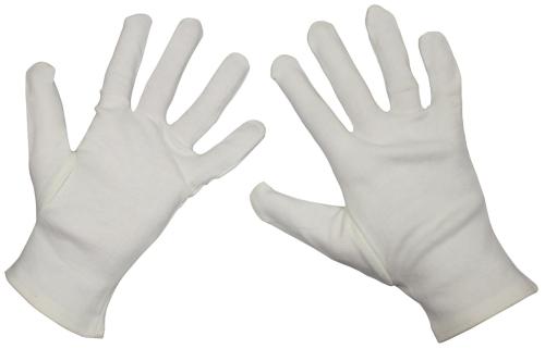 Brit. Innenhandschuhe, NBC, weiß, gebr.