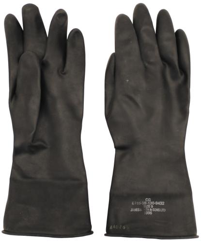 Brit. Handschuhe, NBC, schwarz, gebr.