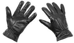 Holl. Lederhandschuhe, gebr., gefüttert, schwarz