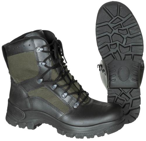 BW Kampfstiefel, Tropen, oliv/schwarz, neuw.