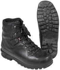 BW Bergschuh, gefüttert, schwarz, gebr., II Wahl