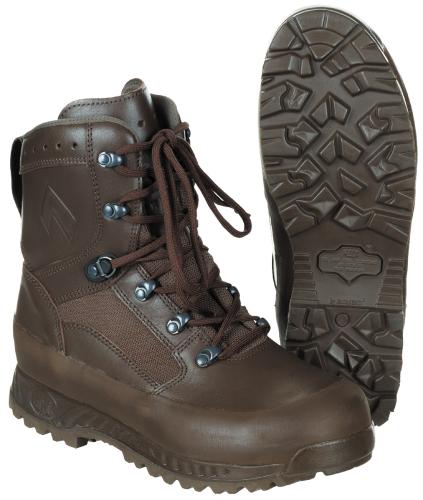 Brit. Kampfstiefel, "HAIX", "HIGH LIABILITY", gebr.