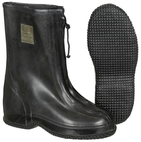 BW Überschuhe, Gummi, mit Reißverschluss, gebr.