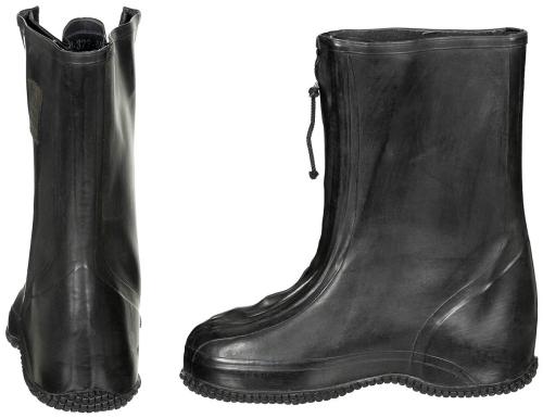BW Überschuhe, Gummi, mit Reißverschluss, gebr.