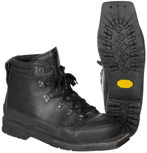 Langlaufschuhe, Leder, schwarz, gebr.