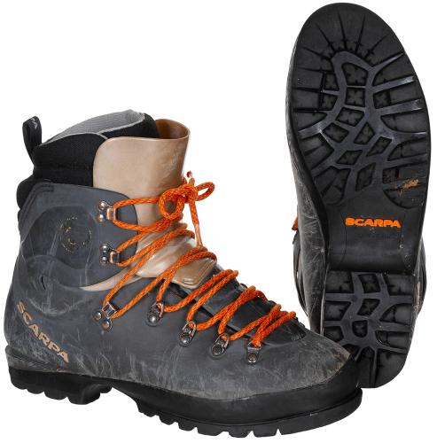 Touren Skistiefel, "SCARPA", grau, gebr.