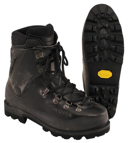 Touren Skistiefel, "SCARPA" Modell "Vega", schwarz, gebr.