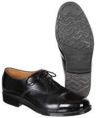 Brit. Halbschuhe, Leder, schwarz, gebr.