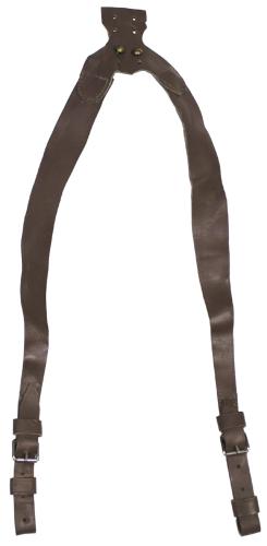 Ital. Suspender, Leder, gebr.