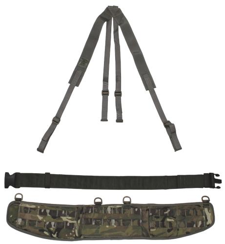 Brit. Hüftgurt, MTP tarn, mit Suspender, gebr.