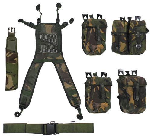 Brit. Tactical Set, DPM tarn, 7-teilig, gebr.