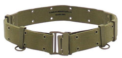 Franz. Lochkoppel, khaki, mit Metallverschluss, neuw.