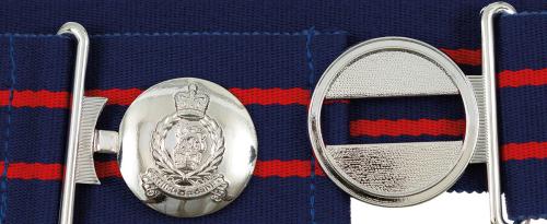 Brit. Paradegürtel, 60 mm, "ANIMO ET FIDE", neuw.