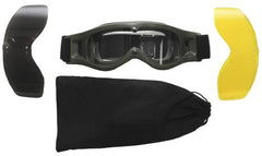 Brille, Tactical, oliv, 2 Ersatzgläser, gebr.