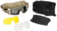 Schutzbrille, REVISION, tan, "Wolfspider", gebr.
