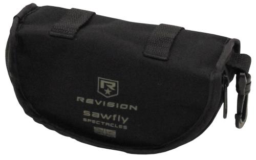 Brit. Etui, für Schutzbrille, REVISION Sawfly, schwarz,gebr.