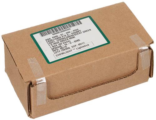 US Knicklicht, "Cyalume", 50 St./Pack, grün, überlagert