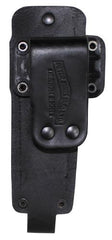 Schlagstockhalter, Leder/PVC, "PETER JONES", gebr.