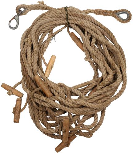 Schwed. Hanfseil, 16 mm, Länge ca. 20 m, gebr.