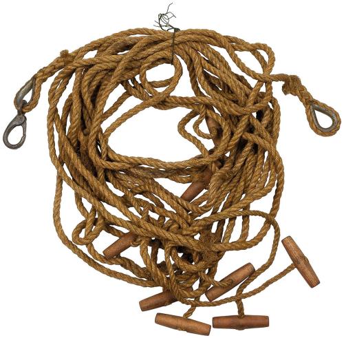 Schwed. Hanfseil, 13 mm, Länge ca. 20 m, gebr.