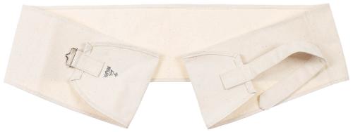 Schwed. Stoffband, natur, Leinen, 165 x 17,5 cm, neuw.