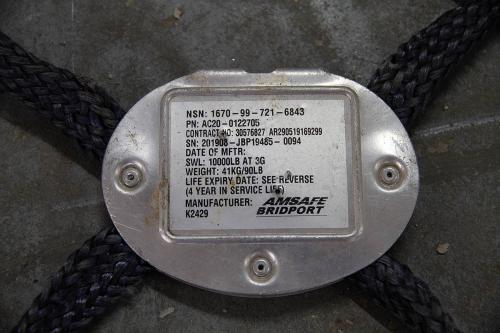 Brit. Transportnetz, für Helikopter, gebr.