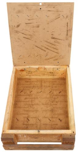 CZ/SK Holzkiste, klein, 2 Tragegriffe, gebr.