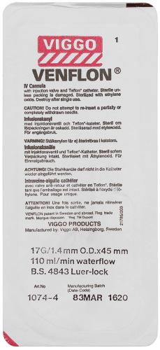 Schwed. Venenkanüle, 50 Stück, neuwertig