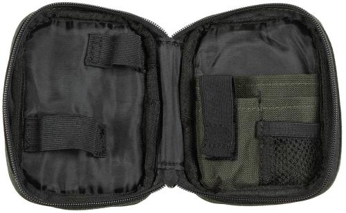 Brit. Tasche für Waffen- Reinigungsset, oliv, gebr.