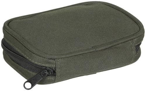 Brit. Tasche für Waffen- Reinigungsset, oliv, gebr.