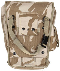 Brit. Schutzmaskentasche, DPM desert tarn, gebr.