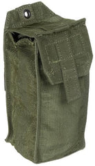 Ital. Magazintasche, oliv, neuwertig