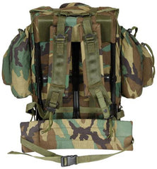 Türk. Rucksack, woodl., gebr., TOP ZUSTAND, Metallgestell