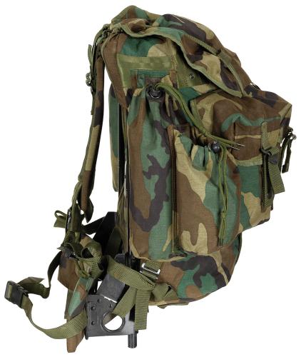 Türk. Rucksack, woodl., gebr., TOP ZUSTAND, Metallgestell