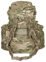Brit. Rucksack, "INF Long", Seitentaschen, MTP, IRR, gebr.