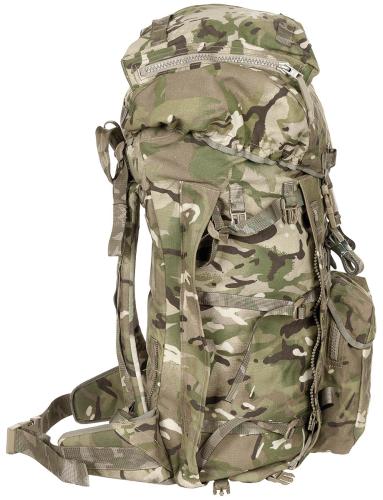 Brit. Rucksack, "INF Long", OHNE Seitent., MTP, IRR, gebr.