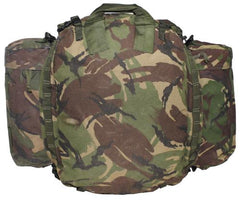 Brit. Rucksack, "Other Arms", Seitentaschen, DPM tarn, gebr.