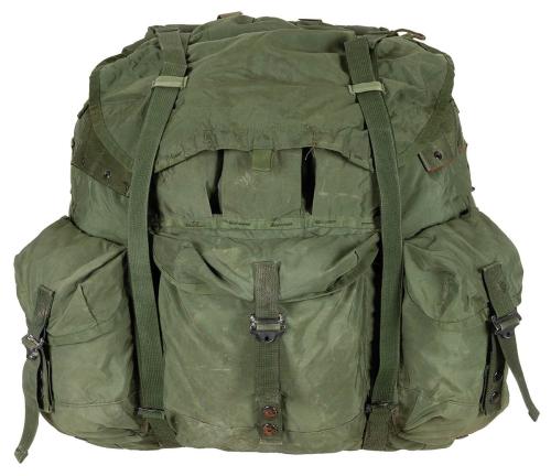 US Rucksack, Alice Pack, oliv, LARGE, Metallgest., gebr.,